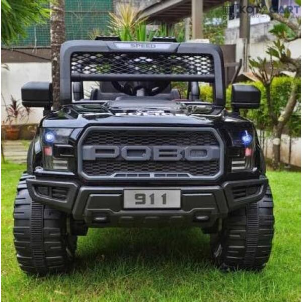 Battery Operated 4x4 Big Size Jeep 12V Battery Jeep Battery Operated Ride On - Black | Same-Day Delivery in Delhi NCR - Image 9