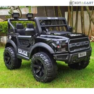 Battery Operated 4x4 Big Size Jeep 12V Battery Jeep Battery Operated Ride On -Black | Same-Day Delivery in Delhi NCR