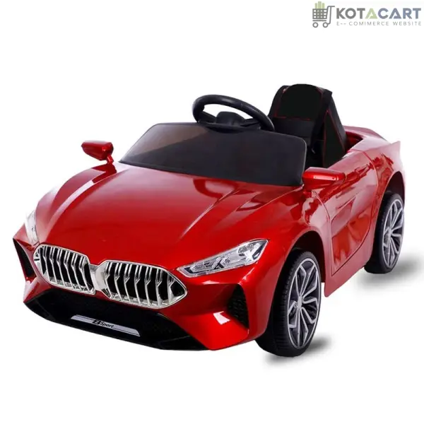 Rechargeable Battery Operated Ride on Car with Swing. Music, Lights and Bluetooth Remote- The Sports Look Electric Car for Kids of Age 1 to 6 Years (Metallic Red) | Same-Day Delivery in Delhi NCR - Image 3