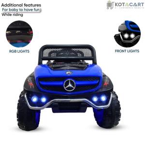 Battery Operated Ride on Jeep for Kids with Music, Lights and Swing- Electric Remote Control Ride on Jeep for Children to Drive of Age 1 to 6 Years-Blue | Same-Day Delivery in Delhi NCR