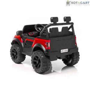 Battery operated car for Kids Speed-888 Ride-On 12V 7ah Rechargeable Battery Operated Solid Designed Jeep for 1 to 7 Year Kids | Boys | Girls| Children - Red | Same-Day Delivery in Delhi NCR