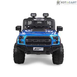 Battery Operated 4x4 Big Size Jeep 12V Battery Jeep Battery Operated Ride On - Blue | Same-Day Delivery in Delhi NCR