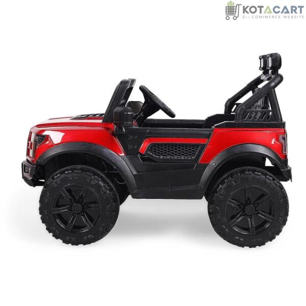 Battery Operated 4x4 Big Size Jeep 12V Battery Jeep Battery Operated Ride On - Dark Red | Same-Day Delivery in Delhi NCR - Image 7