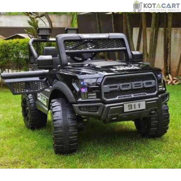 Battery Operated 4x4 Big Size Jeep 12V Battery Jeep Battery Operated Ride On - Black | Same-Day Delivery in Delhi NCR - Image 3