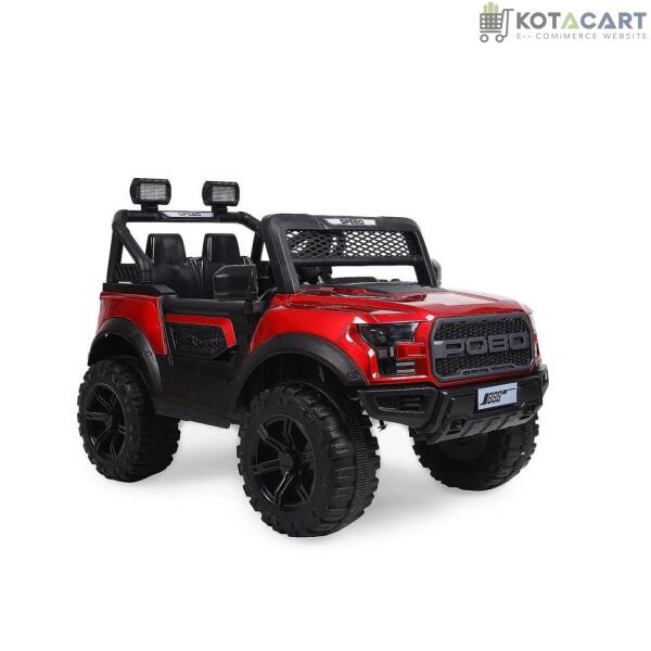 Battery Operated 4x4 Big Size Jeep 12V Battery Jeep Battery Operated Ride On -Red | Same-Day Delivery in Delhi NCR