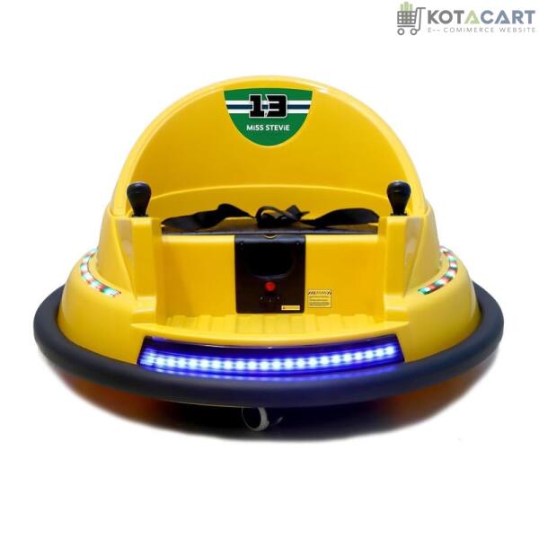 Battery Bumping Car for Kids | Battery Car for Child | Car for 2 to 4 Years Boy Girl - Yellow | Same-Day Delivery in Delhi NCR - Image 2