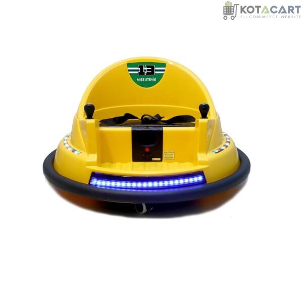 Battery Bumping Car for Kids | Battery Car for Child | Car for 2 to 4 Years Boy Girl - Yellow | Same-Day Delivery in Delhi NCR