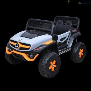 Battery Operated Ride on Jeep for Kids with Music, Lights and Swing- Electric Remote Control Ride on Jeep for Children to Drive of Age 1 to 6 Years-Orange | Same-Day Delivery in Delhi NCR