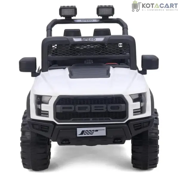 Battery Operated 4x4 Big Size Jeep 12V Battery Jeep Battery Operated Ride On -White | Same-Day Delivery in Delhi NCR - Image 5