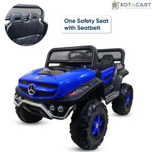 Battery Operated Ride on Jeep for Kids with Music, Lights and Swing- Electric Remote Control Ride on Jeep for Children to Drive of Age 1 to 6 Years-Blue | Same-Day Delivery in Delhi NCR