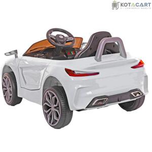 Fiesta Z4 Car For Kids | Car For Child |  Battery Operated Ride On Car for - 1 to 4 Year - White | Same-Day Delivery in Delhi NCR