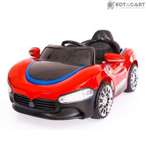 Battery Operated Car For Kids | PH518 12V Battery Operated Ride on Car for Kids with Music, Lights and Remote Control, Red Age - 1 to 2.5 Years | Same-Day Delivery in Delhi NCR