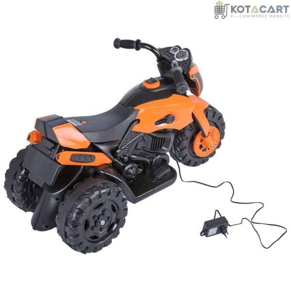 Damned GS-800 Battery Operated Sports Bike | Single Motor Ride On Bike with 20 Kg Weight Capacity Kids Bike / Bike for Kids / -- Orange | Same-Day Delivery in Delhi NCR - Image 5