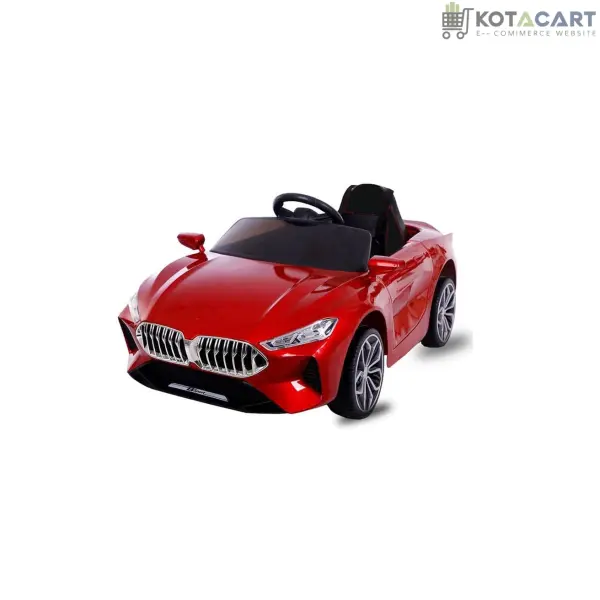 Rechargeable Battery Operated Ride on Car with Swing. Music, Lights and Bluetooth Remote- The Sports Look Electric Car for Kids of Age 1 to 6 Years (Metallic Red) | Same-Day Delivery in Delhi NCR - Image 2