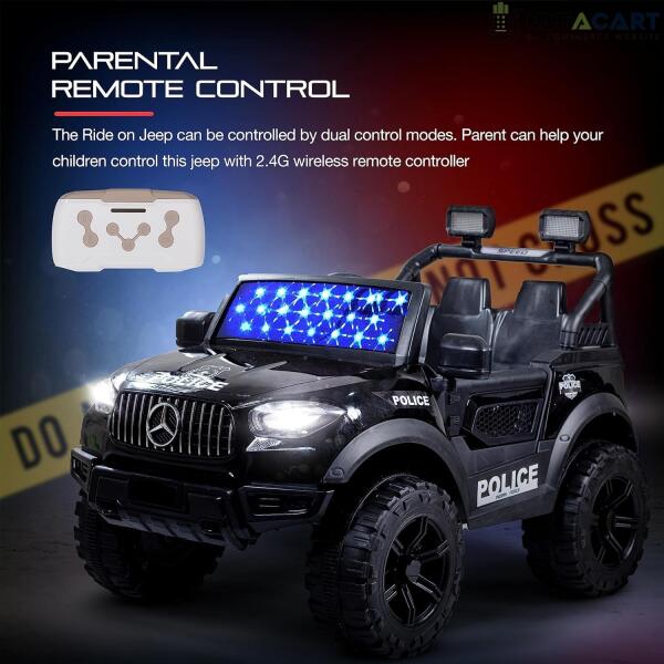 Battery operated Kids Mercedes 4x4 Big Size Jeep  | 12V Battery | Sturdy Material | Max Load 50 KG | Same-Day Delivery in Delhi NCR - Image 3