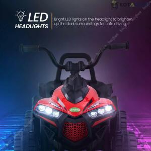 Red ATV for Kids | 6V Battery | Sturdy Material | Max Load 35 KG | Same-Day Delivery in Delhi NCR