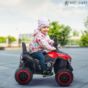 Red ATV for Kids | 6V Battery | Sturdy Material | Max Load 35 KG | Same-Day Delivery in Delhi NCR