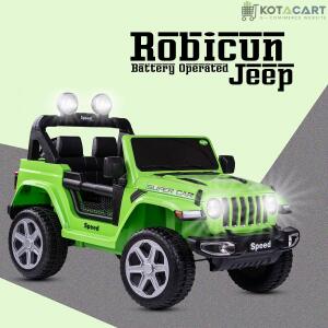 12V Rubicon 4x4 Electric Jeep for Kids | 3-point safety & ABS plastic Frame | Remote & Manual Drive | Same-Day Delivery in Delhi NCR