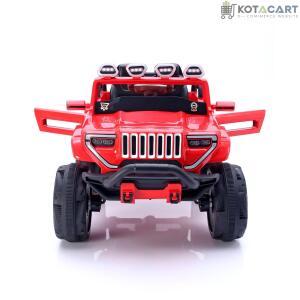 Jumbo-sized 12v 4 Wheel Drive Kids Electric Bugatti Jeep | Single Button start and 2 Point safety harness | Same-Day Delivery in Delhi NCR