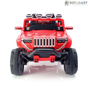 Jumbo-sized 12v 4 Wheel Drive Kids Electric Bugatti Jeep | Single Button start and 2 Point safety harness | Same-Day Delivery in Delhi NCR