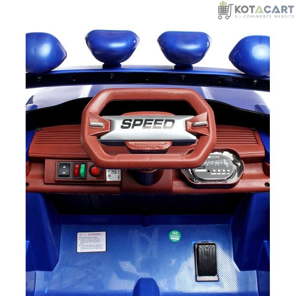 KotaCart 4x4 Bugatti Jeep for Kids with Remote Control | Button- Start Function | Same-Day Delivery in Delhi NCR - Image 12