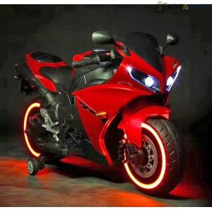 Battery Operated Car For Kids |Yamaha  R1  Electric Sports Bike for Kids | R1 Bike with Operated,Music System,Working Lights,Training Wheels - Red For 2 to 6 Year | Same-Day Delivery in Delhi NCR