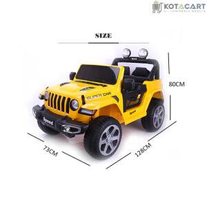 Speed Ride on Jeep 12V For Kids Battery Operated Black | Same-Day Delivery in Delhi NCR