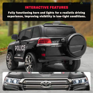 Licensed Toyota Land Cruiser Police Kids Car | Same-Day Delivery in Delhi NCR