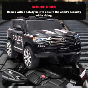 Licensed Toyota Land Cruiser Police Kids Car | Same-Day Delivery in Delhi NCR