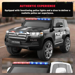 Licensed Toyota Land Cruiser Police Kids Car | Same-Day Delivery in Delhi NCR