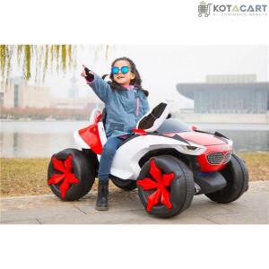 4x4 Big Wheels Electric Jeep in Blue and Red | Ride on Jeep | Same-Day Delivery in Delhi NCR