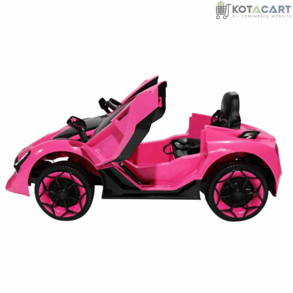 12V Lamborghini Style Battery Operated Ride on Car with Hydraulic Doors for Kids | Remote control & Rear suspension swing | Same-Day Delivery in Delhi NCR - Image 11