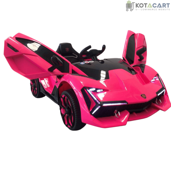 12V Lamborghini Style Battery Operated Ride on Car with Hydraulic Doors for Kids | Remote control & Rear suspension swing | Same-Day Delivery in Delhi NCR