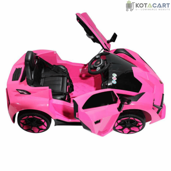 12V Lamborghini Style Battery Operated Ride on Car with Hydraulic Doors for Kids | Remote control & Rear suspension swing | Same-Day Delivery in Delhi NCR - Image 10