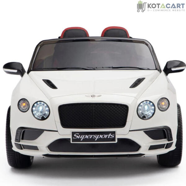 Licensed Bentley GT Super Sports Kids Car White | Same-Day Delivery in Delhi NCR