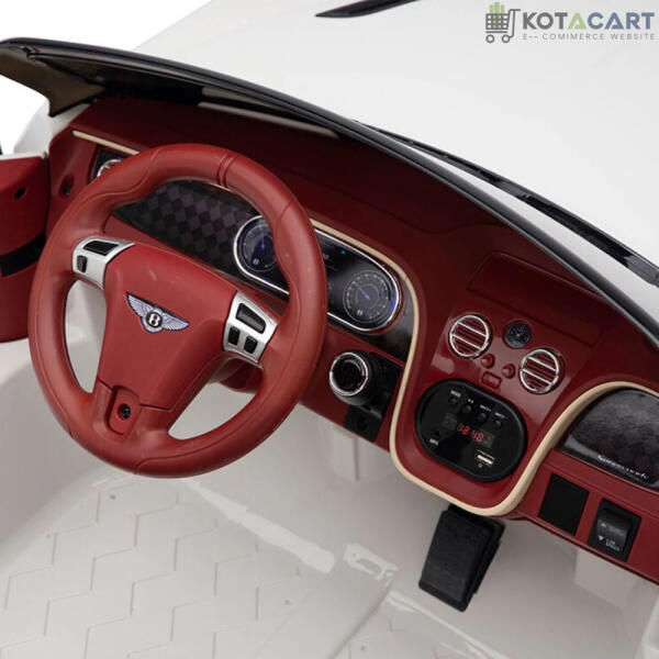 Licensed Bentley GT Super Sports Kids Car White | Same-Day Delivery in Delhi NCR - Image 12