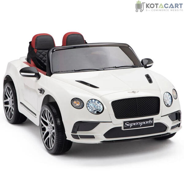 Licensed Bentley GT Super Sports Kids Car White | Same-Day Delivery in Delhi NCR - Image 16