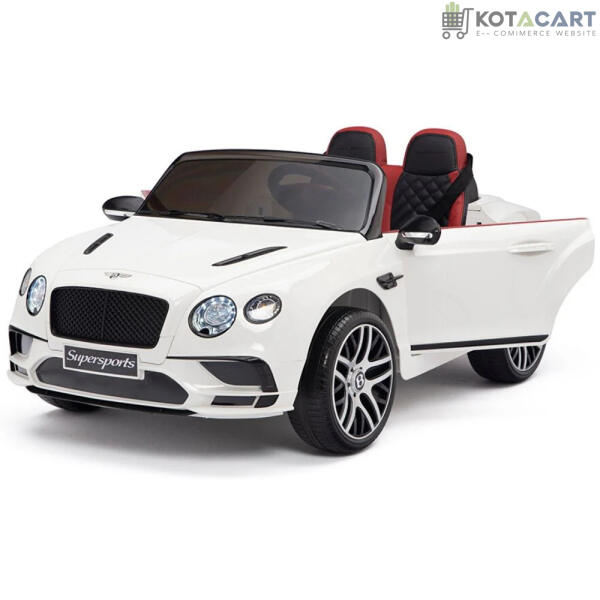 Licensed Bentley GT Super Sports Kids Car White | Same-Day Delivery in Delhi NCR - Image 2