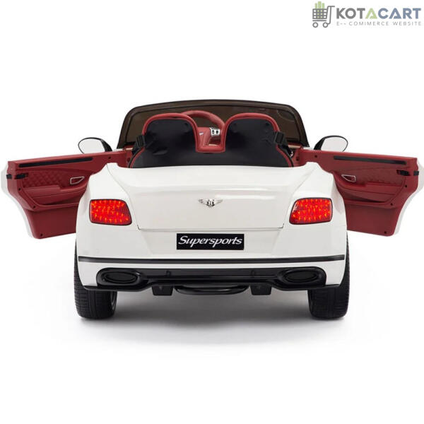 Licensed Bentley GT Super Sports Kids Car White | Same-Day Delivery in Delhi NCR - Image 8