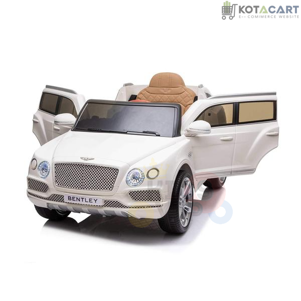 Licensed Bentley Bentayaga Kids Car White | Same-Day Delivery in Delhi NCR