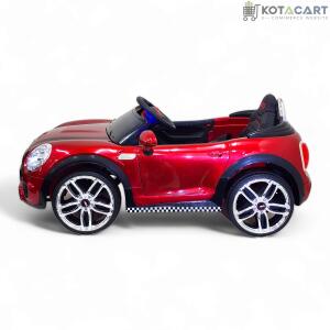 MEKASHI Bentley Car for Kids, Remote, 12V Battery, 3 Speed, LED Lights, Music, Bluetooth, 1 to 7 Years, Swing Function, Long Wheelbase, ISI Mark, Metallic Red | Same-Day Delivery in Delhi NCR