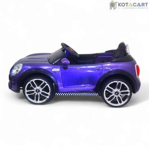 MEKASHI Bentley Car for Kids, Remote, 12V Battery, 3 Speed, LED Lights, Music, Bluetooth, 1 to 7 Years, Swing Function, Long Wheelbase, ISI Mark, Metallic Violet | Same-Day Delivery in Delhi NCR