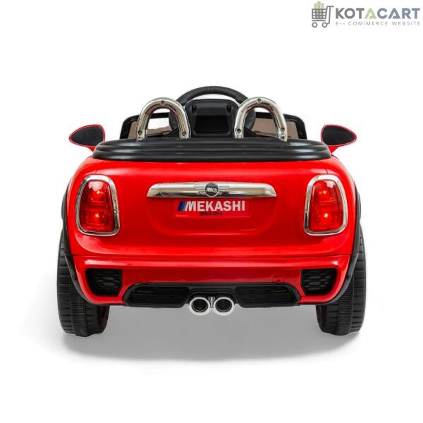 MEKASHI Bentley Car for Kids, Remote, 12V Battery, 3 Speed, LED Lights, Music, Bluetooth, 1 to 7 Years, Swing Function, Long Wheelbase, ISI Mark, Red | Same-Day Delivery in Delhi NCR - Image 6