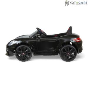 MEKASHI Porsche Car for Kids, Remote, 12V Battery, 3 Speed, LED Lights, Music, Bluetooth, 1 to 11 Years, Swing Function, Long Wheelbase, ISI Mark, Metallic Black | Same-Day Delivery in Delhi NCR