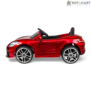 MEKASHI Porsche Car for Kids, Remote, 12V Battery, 3 Speed, LED Lights, Music, Bluetooth, 1 to 11 Years, Swing Function, Long Wheelbase, ISI Mark, Metallic Red | Same-Day Delivery in Delhi NCR