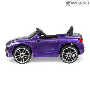 MEKASHI Electric Car for Kids, Remote, 12V Battery, 3 Speed, LED Lights, Music, Bluetooth, 1 to 11 Years, Swing Function, Long Wheelbase, ISI Mark, Metallic Violet | Same-Day Delivery in Delhi NCR