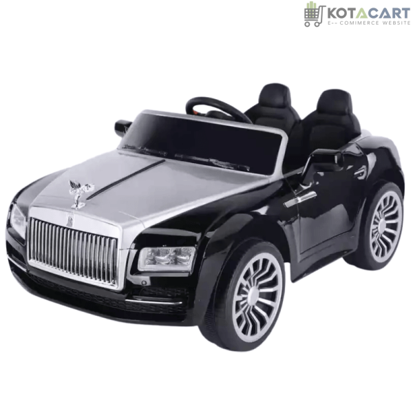 Rolls Royce Rechargeable Ride on Car for Kids & Toddlers with Remote Control - Black | Same-Day Delivery in Delhi NCR