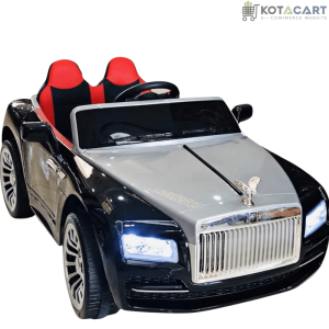 Rolls Royce Rechargeable Ride on Car for Kids & Toddlers with Remote Control - Black | Same-Day Delivery in Delhi NCR