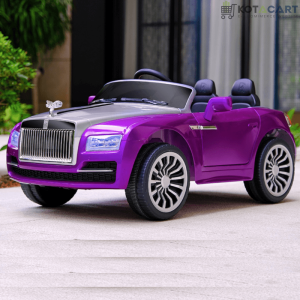 Rolls Royce Rechargeable Ride on Car for Kids & Toddlers with Remote Control - Purple | Same-Day Delivery in Delhi NCR