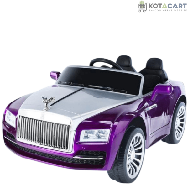 Rolls Royce Rechargeable Ride on Car for Kids & Toddlers with Remote Control - Purple | Same-Day Delivery in Delhi NCR